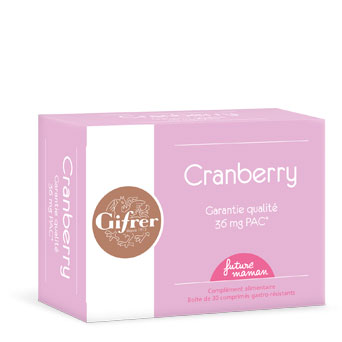 Complément alimentaire à la cranberry pour femme enceinte