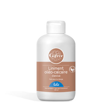 Liniment / traitement érythème fessier bébé : format 250ml